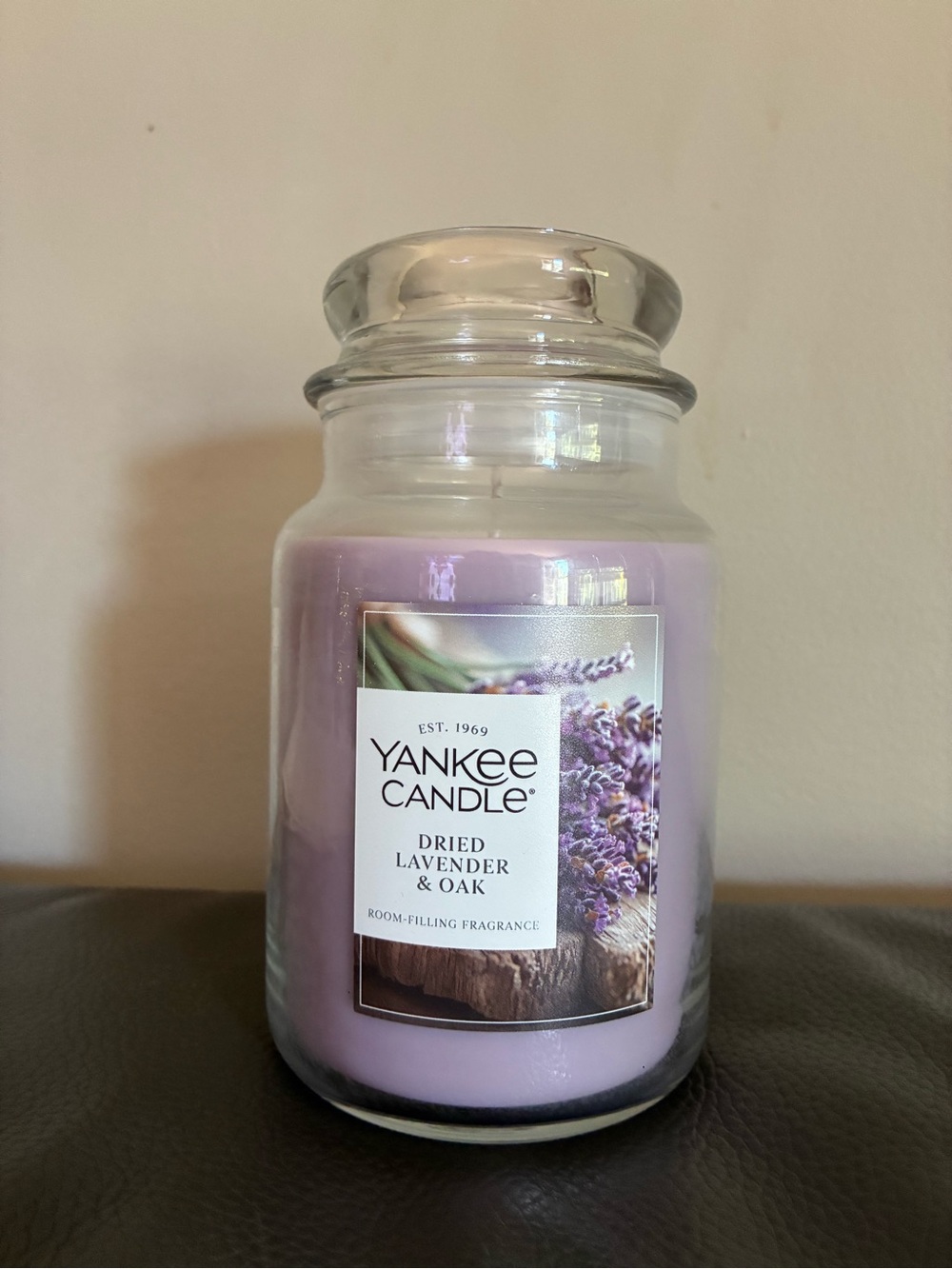 Yankee Candle Dried Lavender & Oak Large Jar - Lavender